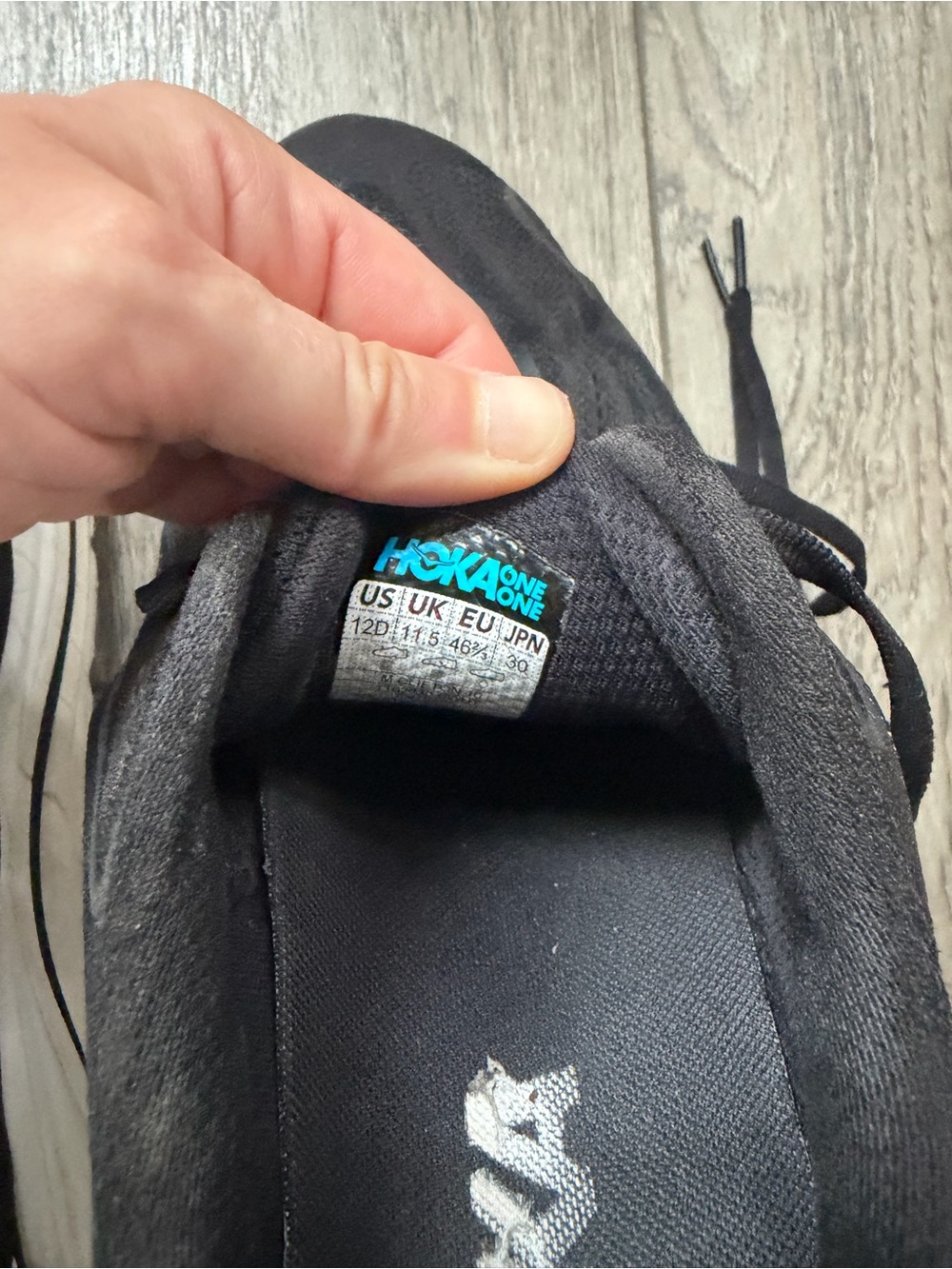 Hoka Black Clifton 10 - Picture 6 of 6